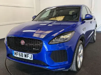 Used Jaguar E-Pace R-Dynamic 150 HP (110 kW) 2018 Blue SUV
