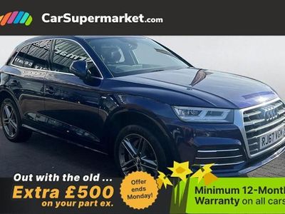 Used Audi Q5 S-Line 190 HP (139 kW) 2017 Blue SUV