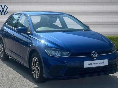 Used VW Polo Life 95 HP (69 kW) 2023 Blue Hatchback