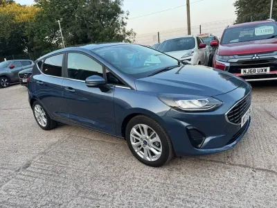 Used Ford Fiesta Titanium 123 HP (90 kW) 2023 Blue Hatchback