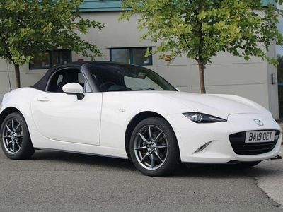 White Used 2019 Mazda MX5 Cabriolet | £12,495 (Fair price)
