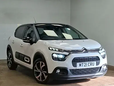 Used Citroën C3 PureTech 83 HP (61 kW) 2021 White Hatchback