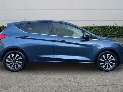 Used Ford Fiesta Titanium 2023 Blue Hatchback