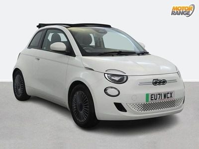 White Used 2021 Fiat 500e Passion Cabriolet | £13,695 (Fair price)