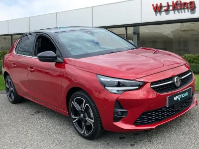 Used Vauxhall Corsa Ultimate 100 HP (73 kW) 2023 Red Hatchback