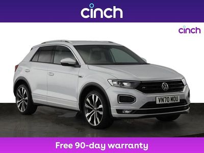 Silver Used 2020 VW T-Roc R-line SUV | £18,649 (Fair price)