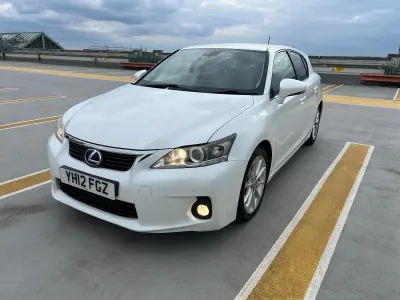 Used Lexus CT200h 2012 White Hatchback