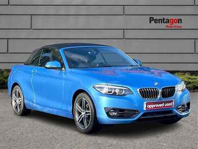 used BMW 218 2 Series Convertible Sport1.5 i Gpf Sport Convertible 2dr Petrol Auto Euro 6 (s/s) (136 Ps) - MH19LKD