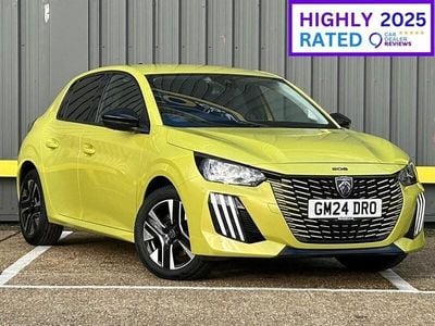 Used Peugeot 208 Allure 100 HP (73 kW) 2024 Yellow Hatchback