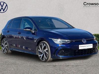 Used VW Golf VII R-line 150 HP (110 kW) 2021 Blue Hatchback