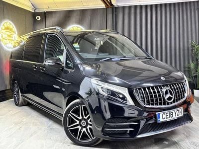 Black Used 2018 Mercedes V250 AMG line MPV | £67,990