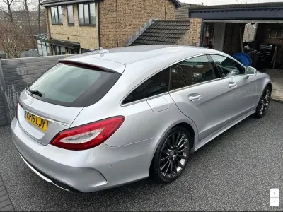 Used Mercedes CLS350 Shooting Brake AMG line 2016 Silver Estate