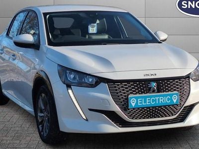 Used Peugeot e-208 Allure 100 kW (136 HP) 2021 White Hatchback