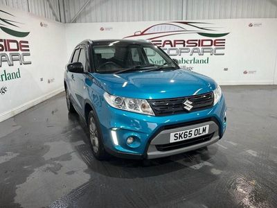 Turquoise/black Used 2015 Suzuki Vitara SZ-T SUV | £8,299 (Fair price)
