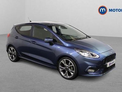 Used Ford Fiesta ST-Line X 125 HP (91 kW) 2020 Blue Hatchback