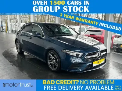 Used Mercedes A200 Executive 163 HP (119 kW) 2021 Blue Hatchback