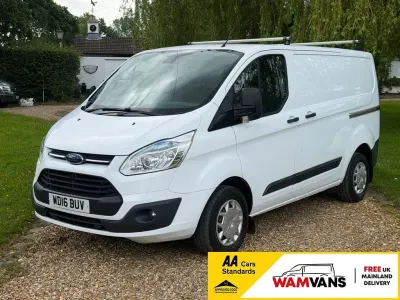 Used Ford Transit Custom Trend 123 HP (90 kW) 2016 White Van