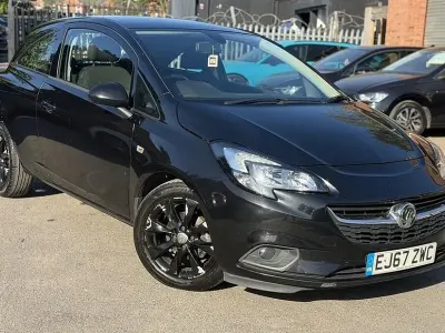 Used Vauxhall Corsa S 90 HP (66 kW) 2017 Black Hatchback