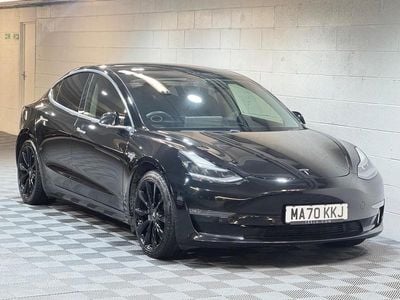 Used Tesla Model 3 Long Range AWD 366 kW (498 HP) 2020 Black Sedan
