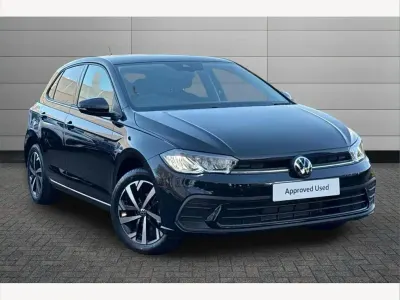 New VW Polo Match 95 HP (69 kW) 2025 Black Hatchback