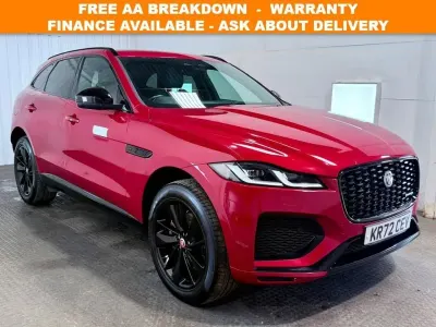 Używany Jaguar F-Pace R-Dynamic 204 KM (150 kW) 2022 Czerwony SUV