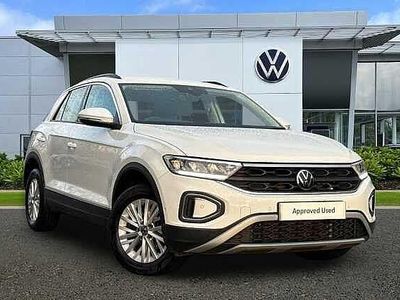 White Used 2022 VW T-Roc Life SUV | £18,991 (Fair price)
