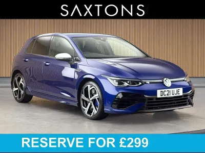 Used VW Golf VII R 320 HP (235 kW) 2021 Blue Hatchback
