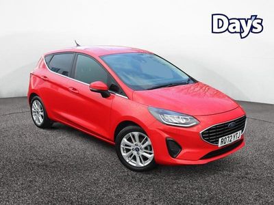 Used Ford Fiesta Titanium 2022 Red Hatchback