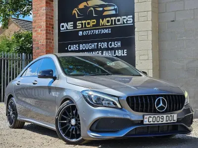 Used Mercedes CLA220 AMG line 177 HP (130 kW) 2017 Grey Coupe