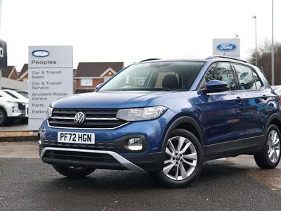 Used VW T-Cross SE 95 HP (69 kW) 2023 Blue SUV