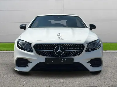 Used Mercedes E220 AMG line 191 HP (140 kW) 2020 White Cabriolet