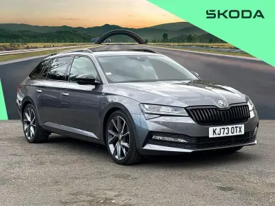 Used Skoda Superb SportlinePlus 160 HP (117 kW) 2024 Grey Estate