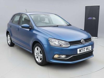 Begagnad VW Polo Edition 2017 Blå Halvkombi