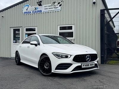 Begagnad Mercedes CLA180 AMG Line Premium 136 HK (100 kW) 2019 Vit Sedan