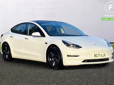 White Used 2021 Tesla Model 3 Long Range AWD Sedan | £19,299 (Fair price)