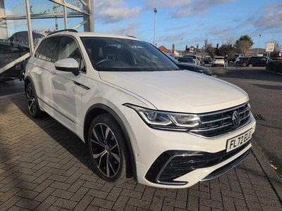 White Used 2022 VW Tiguan R-line SUV | £26,995 (Fair price)