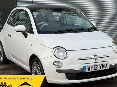 Used Fiat 500 Lounge 69 HP (50 kW) 2012 White Hatchback
