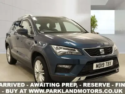 Begagnad Seat Ateca XCELLENCE 115 HK (84 kW) 2019 Blå SUV