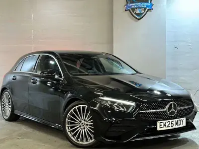 Used Mercedes A200 AMG Line Premium 163 HP (119 kW) 2025 Black Hatchback