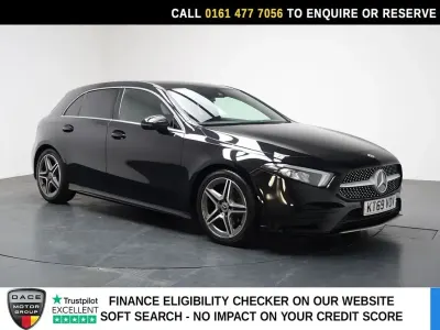 Used Mercedes A200 AMG line 150 HP (110 kW) 2020 Black Hatchback