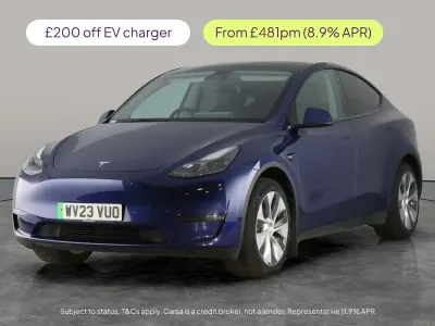 Used Tesla Model Y Long Range AWD 378 kW (514 HP) 2023 Blue SUV