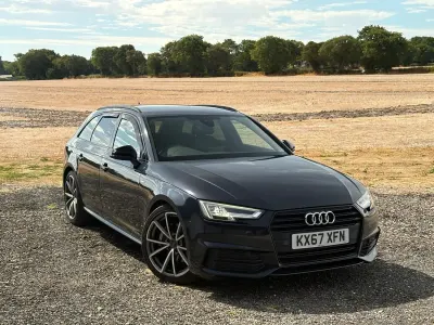 Used Audi A4 S-Line 190 HP (139 kW) 2017 Blue Estate