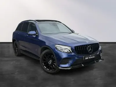 Käytetty Mercedes GLC350 AMG line 2017 Sininen Katumaasturi