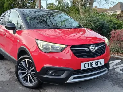 Used Vauxhall Crossland X Elite 110 HP (80 kW) 2018 Red SUV