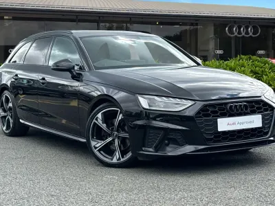 Used Audi A4 Black Edition 150 HP (110 kW) 2022 Black Estate