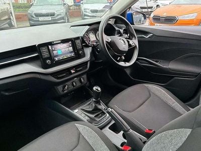 Used Skoda Fabia Comfort 94 HP (69 kW) 2022 Blue Hatchback