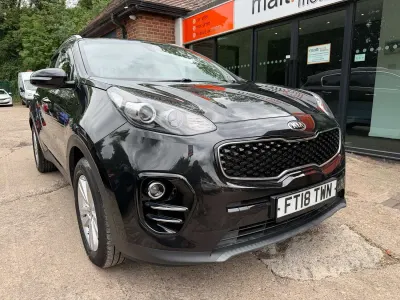 Used Kia Sportage 114 HP (83 kW) 2018 Black SUV