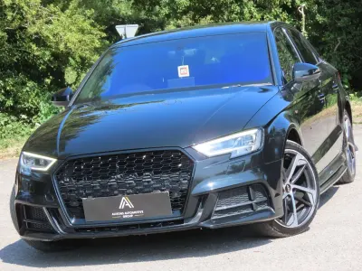 Used Audi A3 Black Edition 150 HP (110 kW) 2019 Black Sedan
