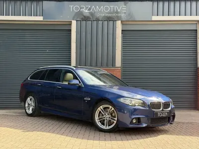 Used BMW 535 M Sport 313 HP (230 kW) 2016 Blue Estate