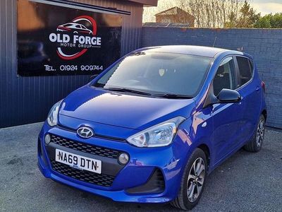 Used Hyundai i10 67 HP (49 kW) 2019 Blue Hatchback